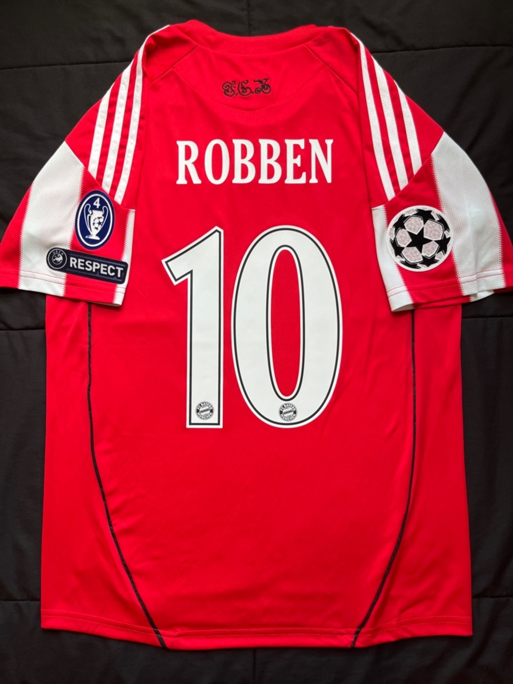 Robben #10 Bayern Jersey Retro 2010 / 2011 UCL Home Kit Munich
